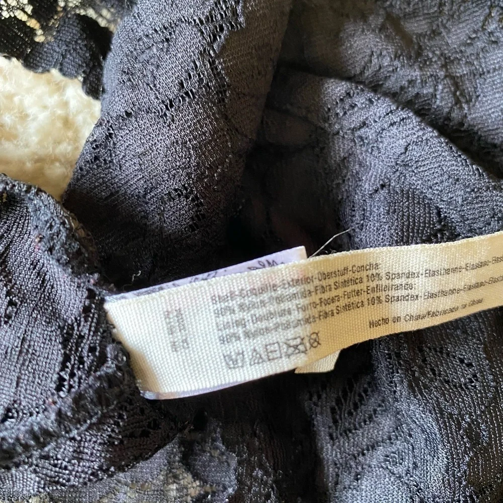 Intimately Free People Women’s Bra Black Size Medium Lace Bralette